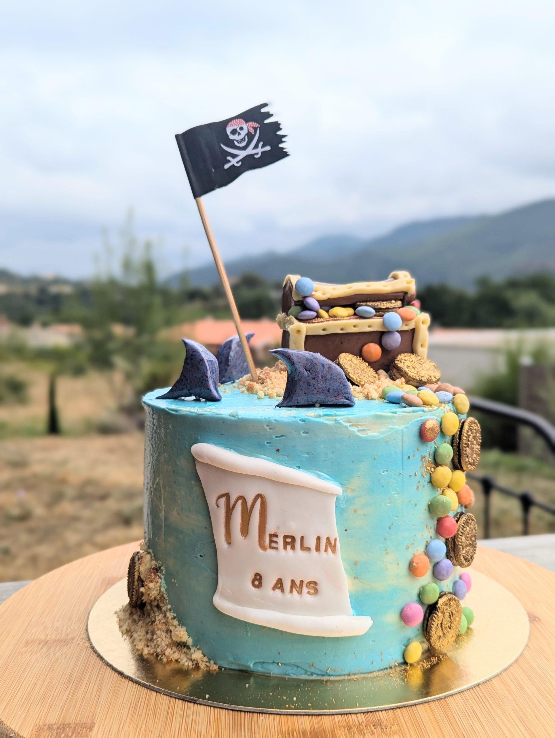 Layers cake Pirate - Papilles Pâtisserie Layers cake Pirate - Papilles Pâtisserie