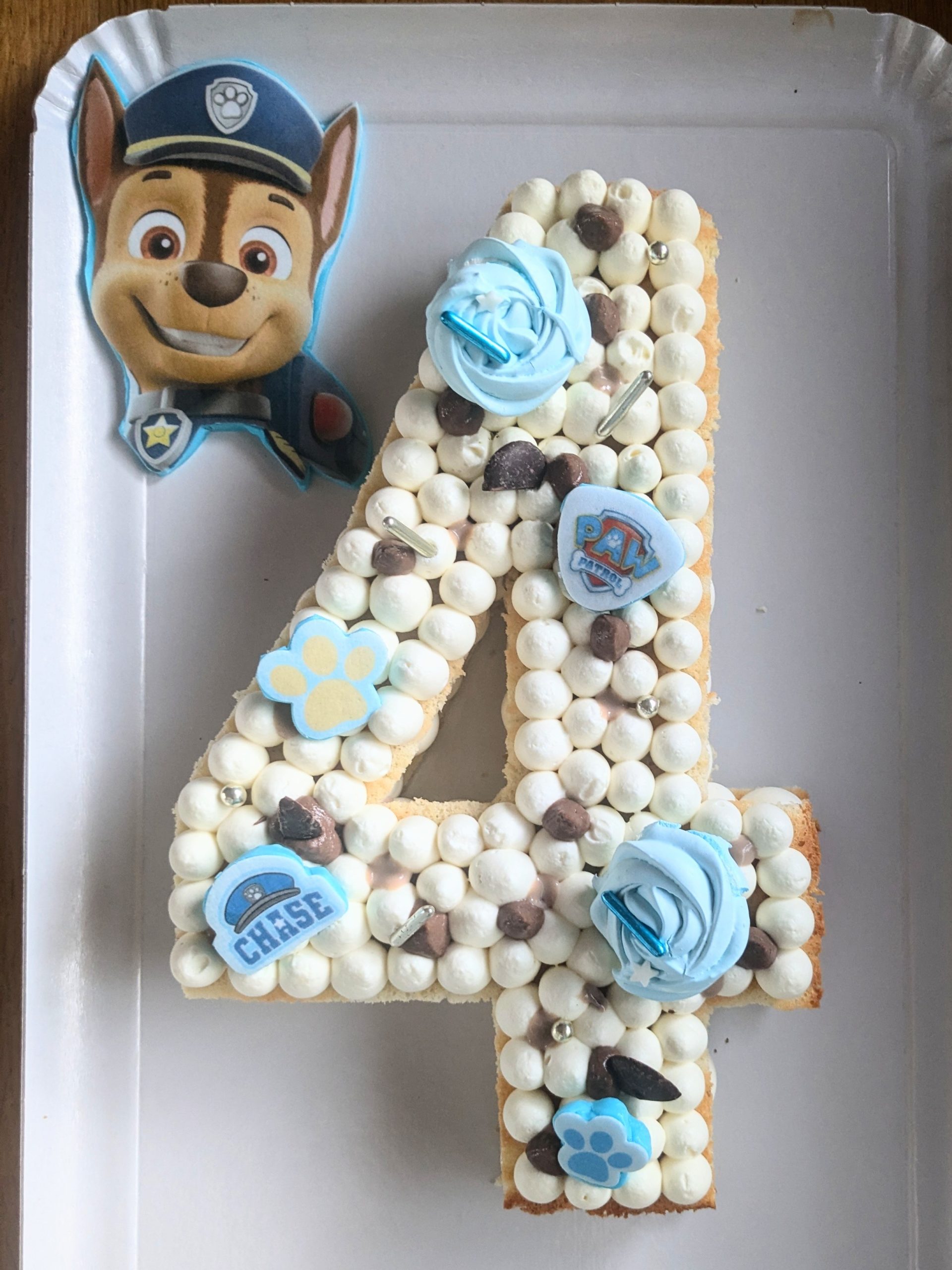 Numbers cake Pat Patrouille - Papilles Pâtisserie Numbers cake Pat Patrouille - Papilles Pâtisserie