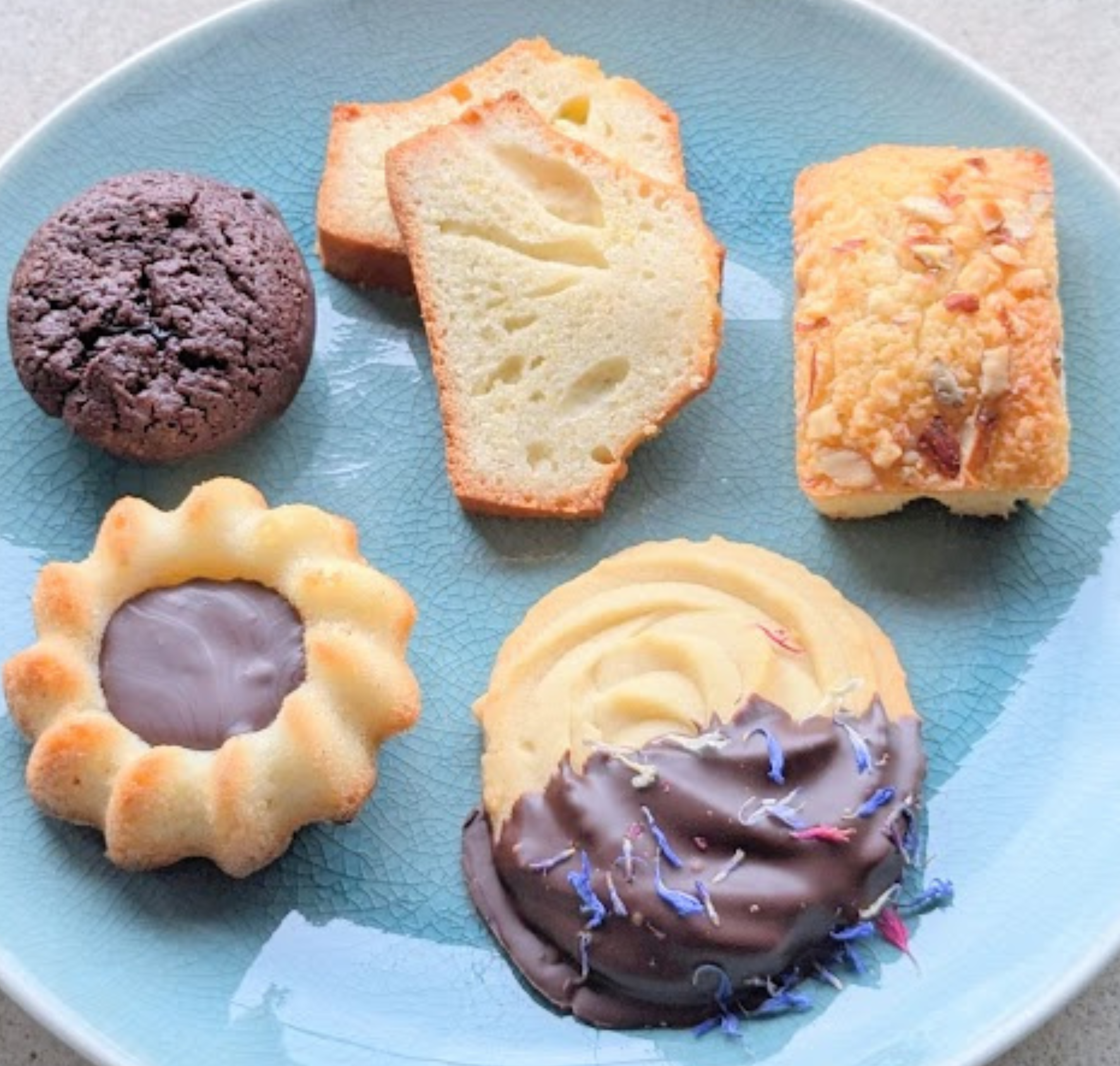 Box biscuits Papilles Pâtisserie