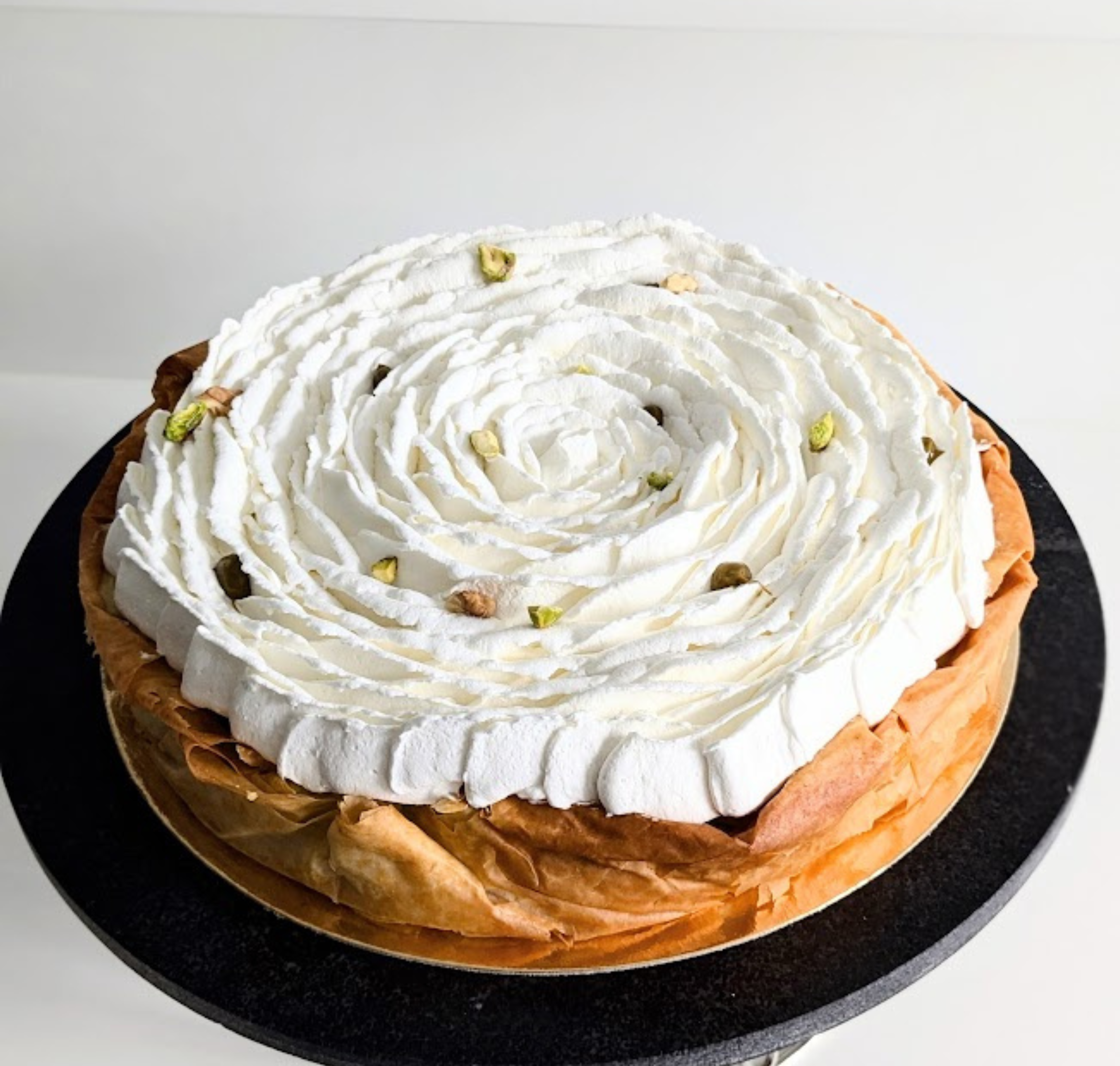 Tarte baklava<br />
Papilles Pâtisserie