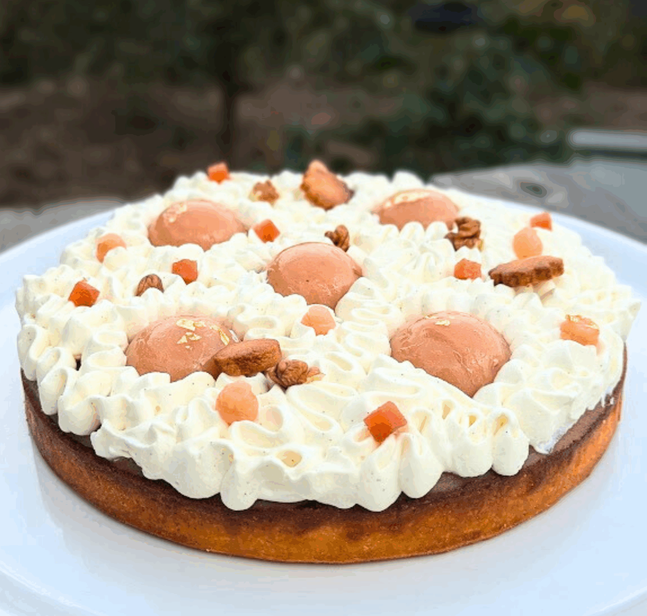 Tarte noix et coing<br />
Papilles Patisserie
