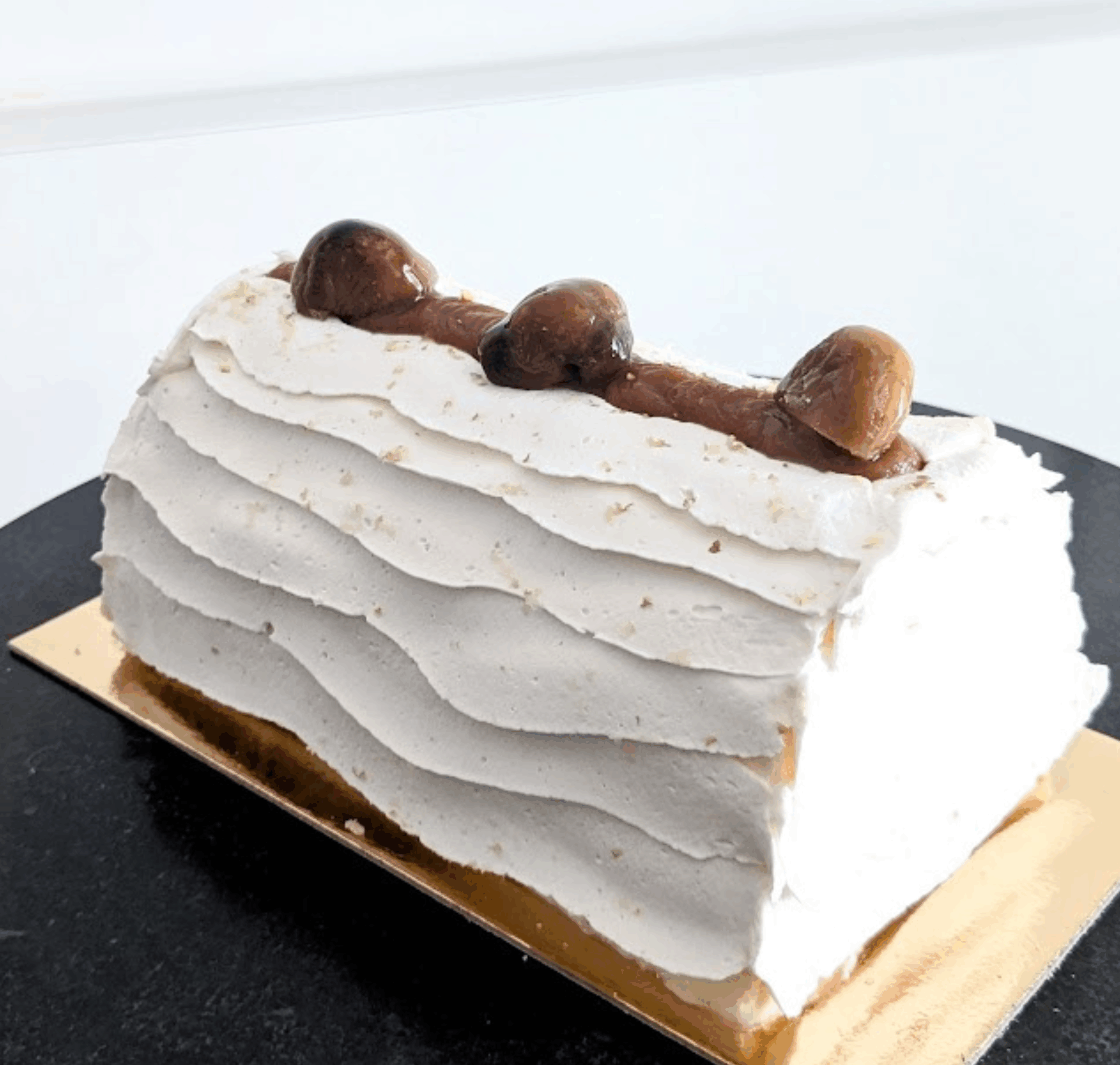 Buches chataigne<br />
Papilles Patisserie