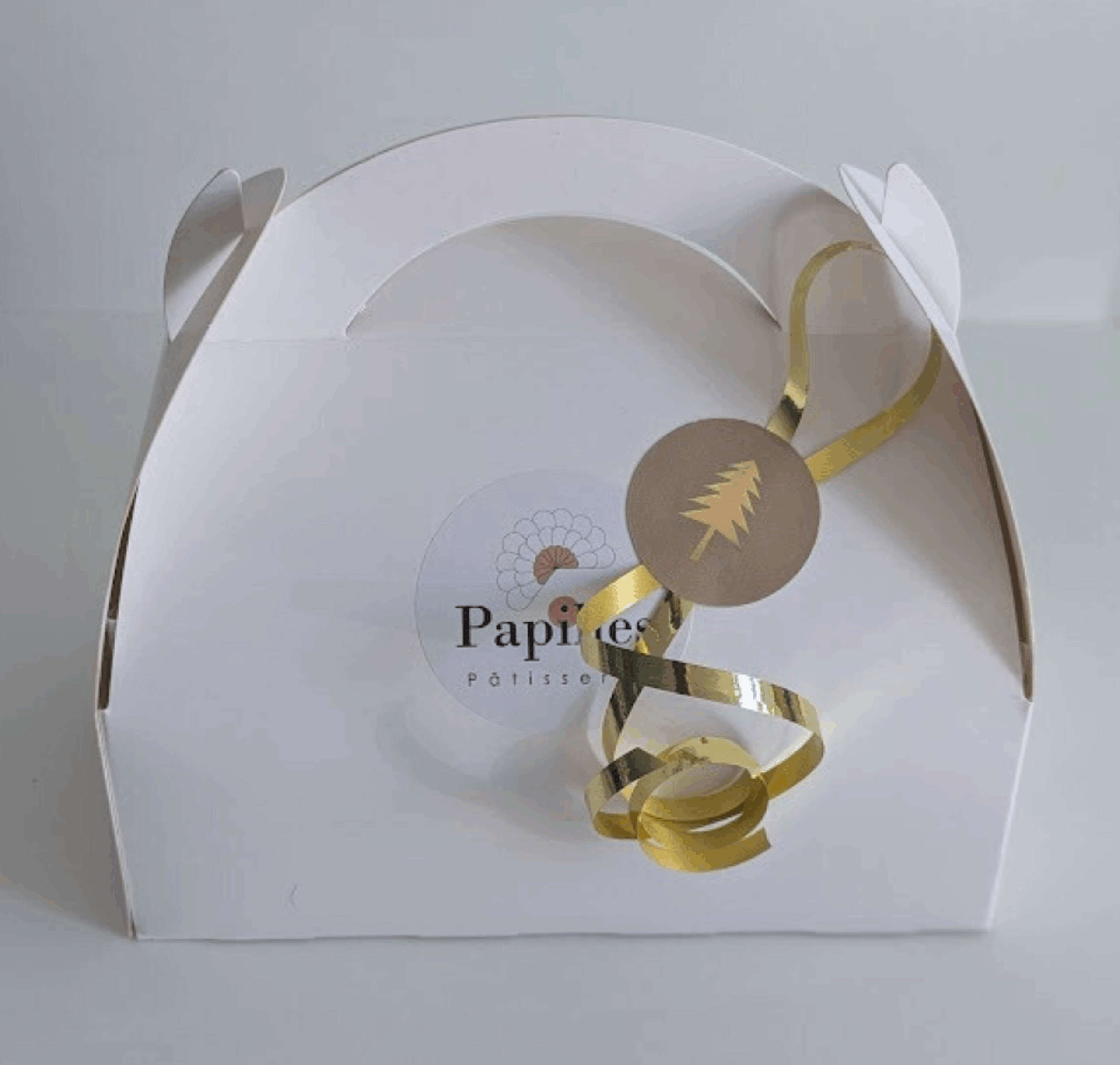 Boite biscuit noël<br />
Papilles Patisserie