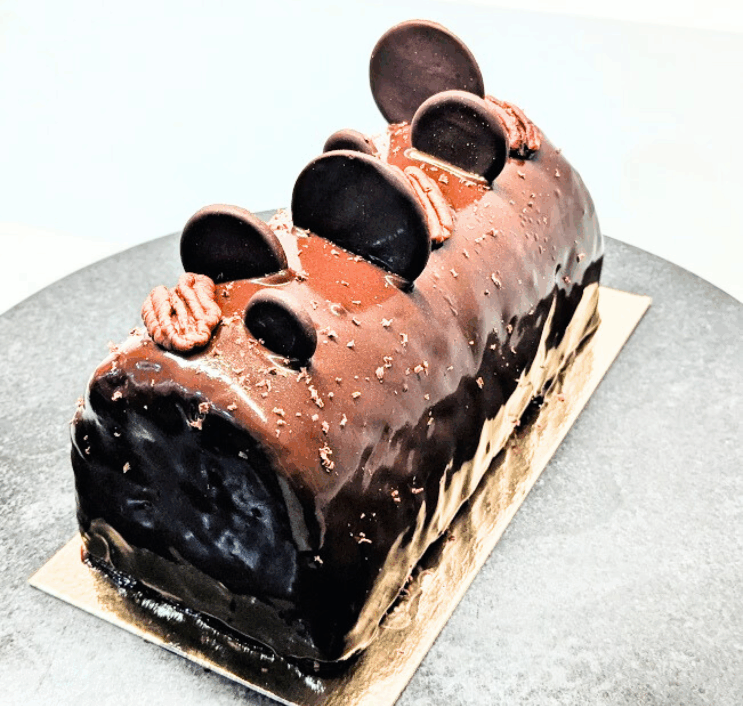 Buches chocolat pecan<br />
Papilles Patisserie