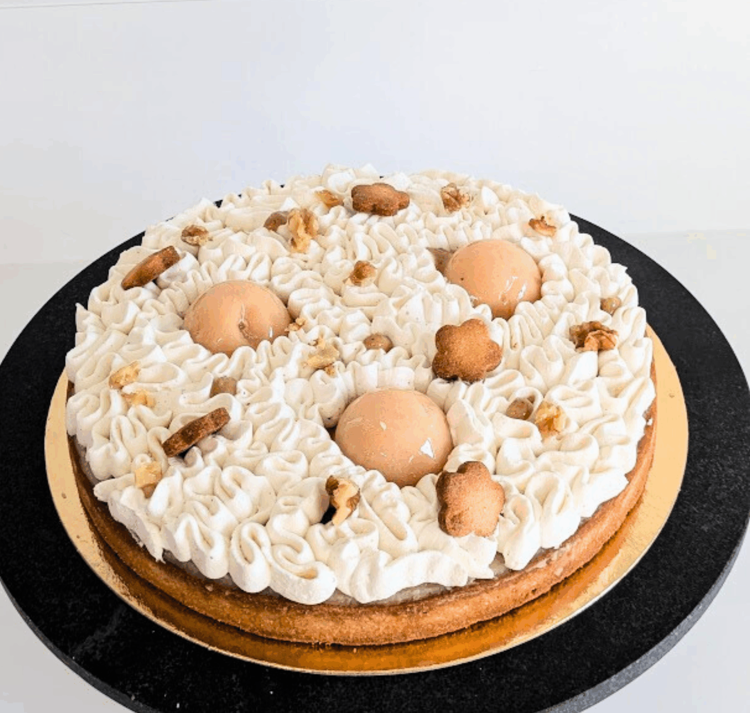 Tarte noix et coing<br />
Papilles Patisserie