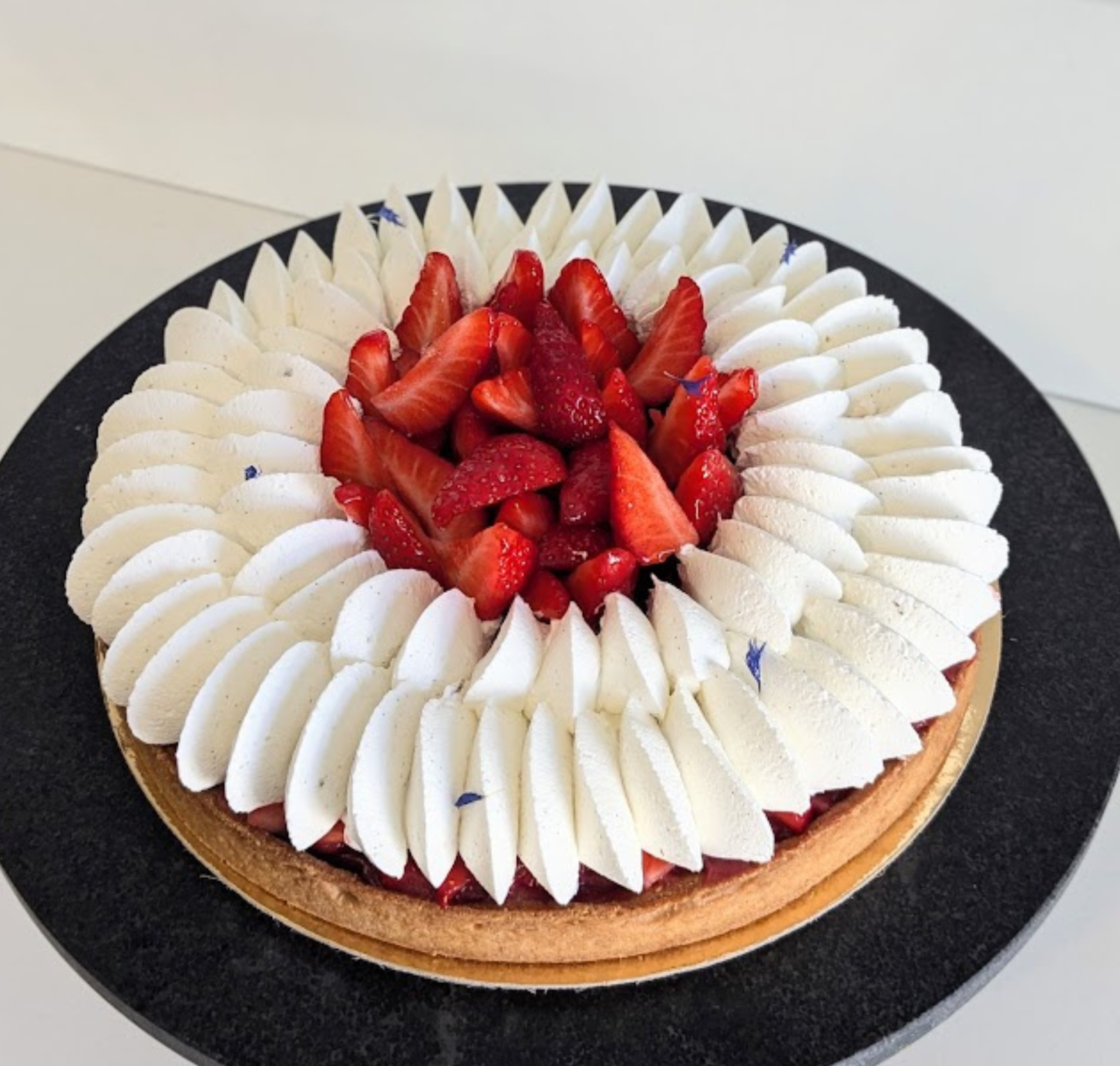 Tarte aux fraises Papilles Patisserie